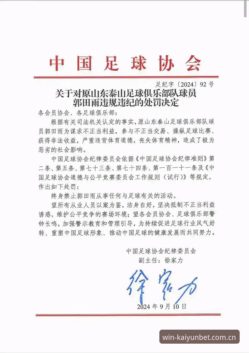 足协第三批禁足名单解读：在kaiyun下注平台了解足球反腐完整指南
